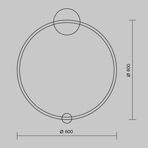 Бра Maytoni Halo MOD005WL-L22BSK1 - фото 3
