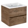 Тумба под раковину Vincea Vico VMC-2V600VO 60х50 подвесная цвет коричневый