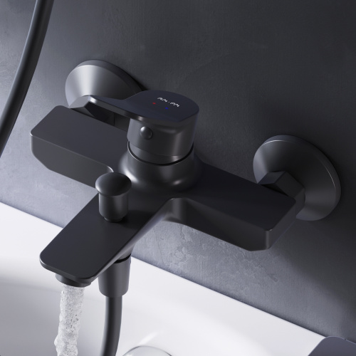 Смеситель для ванны и душа Am.Pm X-Joy F85A10022 настенный черный без термостата - фото 3