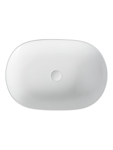 Раковина Orange 60 см B04-600W накладная цвет белый глянцевый - фото 3