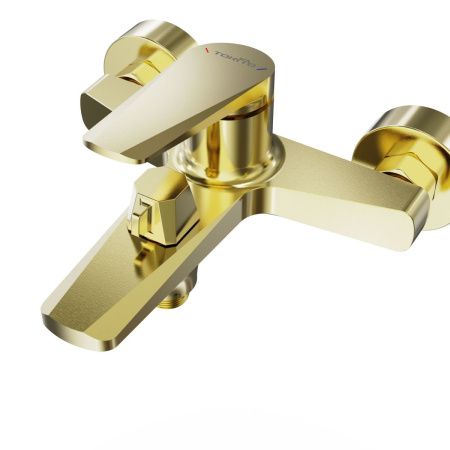 Смеситель для ванны Tokito KIN TOK-KIN-1014 настенный золото