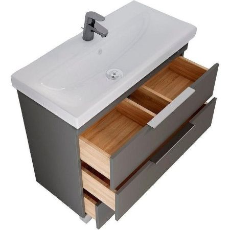 Тумба под раковину 1MarKa Gaula У92547 80х40 цвет черный