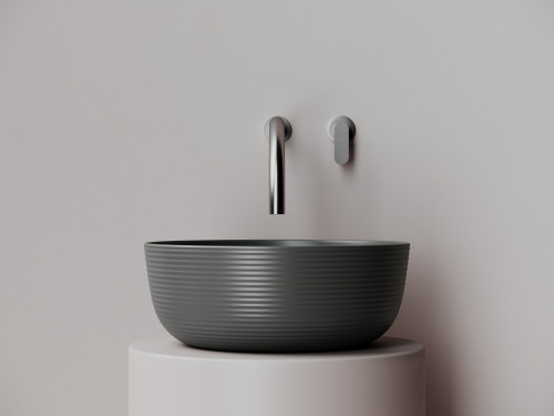 Раковина Ceramica Nova ELEMENT 36 см CN6073MDH накладная цвет темный антрацит матовый - фото 4