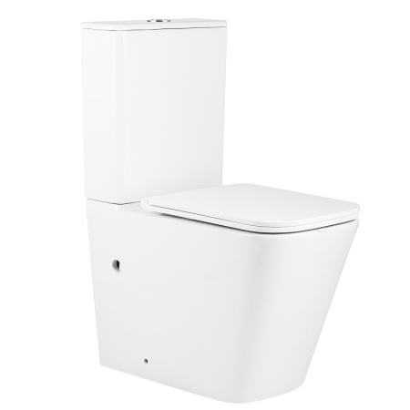 Унитаз-компакт напольный с бачком Тритон Corso Щ0000060856 белый с сиденьем микролифт безободковый смыв торнадо