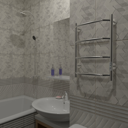 Полотенцесушитель Тругор Пэк Пэксп6/604032 45х60 электрический хром - фото 3