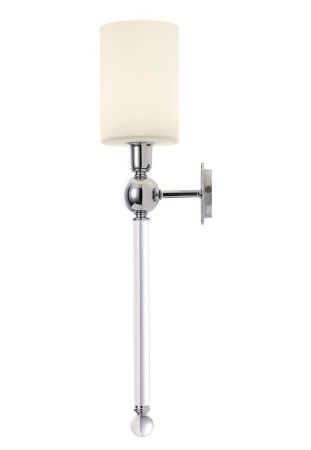 Бра Crystal Lux Mirabella (Мирабелла) MIRABELLA AP1 CHROME/WHITE