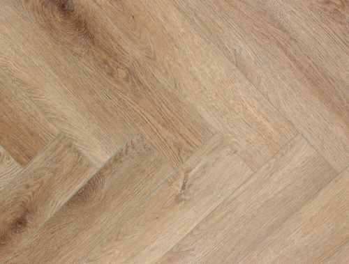 SPC ламинат CronaFloor Herringbone Дуб Монпелье H004 Т070824 толщина 0,45 см 42 класс 640х128 - фото 2