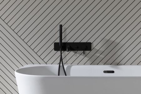 Ванна акриловая Allen Brau Priority 2.31004.21B 170х80 пристенная асимметричная