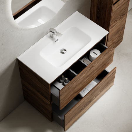 Тумба под раковину Sancos Libra Floor LB90FECH 89х45х84 напольная цвет дуб чарльстон