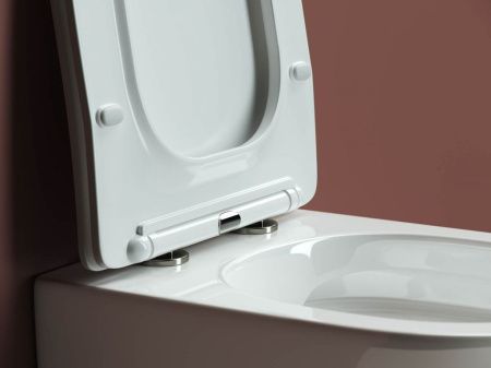 Унитаз подвесной Ceramica Nova FORMA CN3009 белый с сиденьем микролифт безободковый душевой смыв