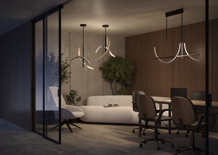 Светильник подвесной Maytoni Wabi Modern MOD428PL-L20BK