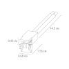 Коннектор для ввода питания Arte Lamp Strip-accessories (Стрип-аццессориес) A30-05-1CCT