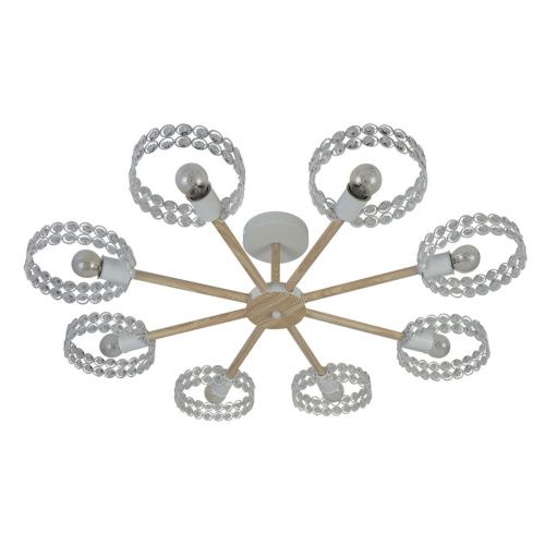 Люстра на штанге Escada Banjo (БанДжо) 679/8P White - фото 2