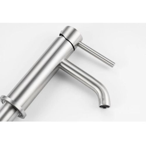 Смеситель Knotlor ECLIPSE SS-20 на раковину нержавеющая сталь - фото 4