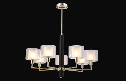 Люстра на штанге Crystal Lux Maestro (Маестро) MAESTRO SP-PL7 GOLD - фото 2