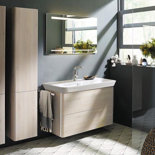 Тумба с раковиной Burgbad Iveo SFEN100F2835G0161C0001*1 100х49х72 подвесная