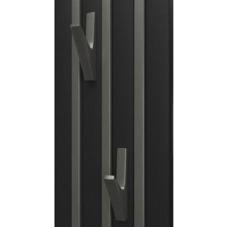 Полотенцесушитель Point Пиано PN19722BGB электрический черный/графит