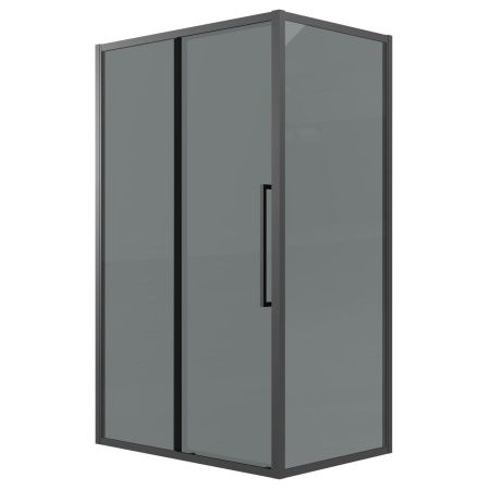 Душевая перегородка Grossman Cosmo 200.K33.02.90.21.10 90х195 стекло тонированное профиль черный