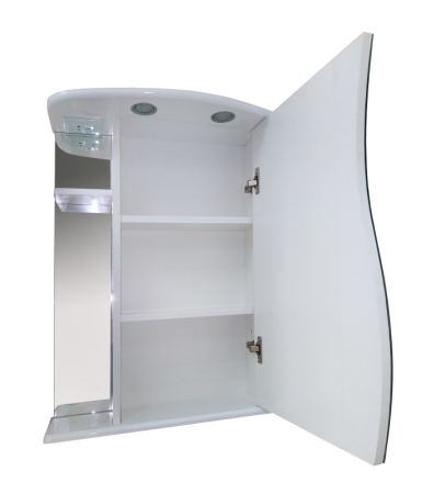 Зеркало-шкаф Misty Зеркала-шкафы Э-Лиа02060-01СвП 60х70 подвесной цвет белый