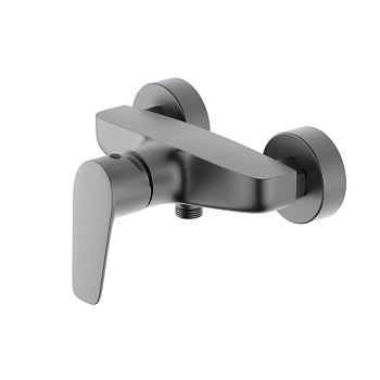 Смеситель для душа Aquatek Бетта AQ1160BGM настенный черный хром без термостата