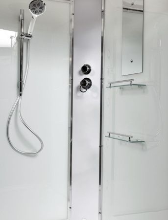 Душевая кабина AvaCan EM3012RN 120х90 асимметричная без крыши ориентация правая