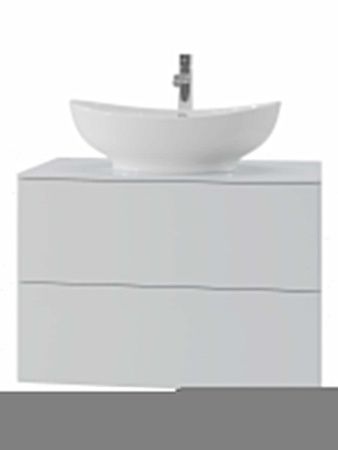 Тумба под раковину Orange Otto Ot-75TuMDF 80х40 подвесная цвет белый