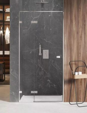 Душевая дверь New Trendy AVEXA EXK-1445 100х200 стекло прозрачное профиль хром