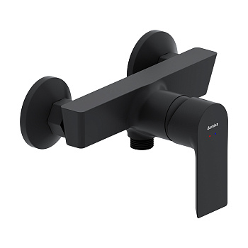 Смеситель для душа Damixa Apollo 472000300 настенный черный без термостата