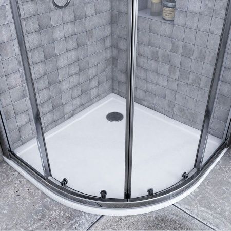 Душевой поддон из искусственного камня Aquaton Калифорния 1A713636CA010 90х90 белый