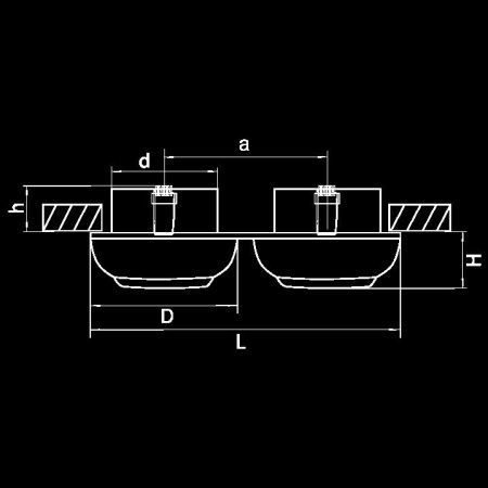 Светильник встраиваемый Lightstar Ocula (Оцула) 011834