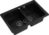 Кухонная мойка Granfest Standart S-780K черный 79х50 цвет черный поверхность матовая
