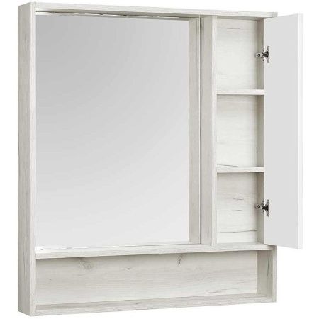 Зеркало-шкаф Aquaton Флай 1A237802FAX10 100х90 подвесной цвет бежевый