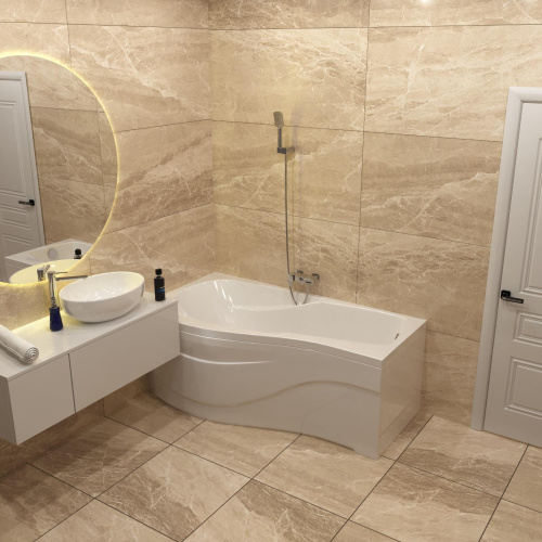 Ванна акриловая Timo VINO VINO1792L-KTVINO17-SPV1505-FPVINO17L-TPVINO17L 170х92 пристенная асимметричная с каркасом - фото 4 Ванна акриловая Timo VINO VINO1792L-KTVINO17-SPV1505-FPVINO17L-TPVINO17L 170х92 пристенная асимметричная с каркасом - фото 4