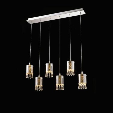 Светильник подвесной Delight Collection Crystal Tube (Црыстал Тубе) MD2544/6L