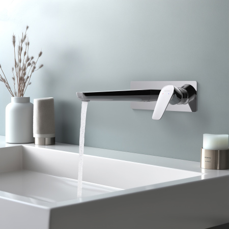 Смеситель Aquatek БЕТТА AQ1113CR встраиваемый в стену хром без термостата