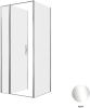 Душевой уголок Allen Brau Priority 3.31025.00 + 3.31040.00 90х80 стекло прозрачное профиль хром без поддона