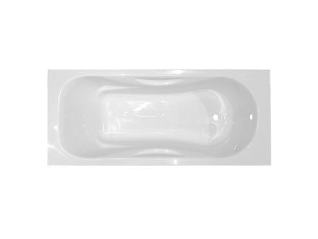 Ванна из литьевго мрамора Эстет Элис ФР-00008586 170х75 пристенная прямоугольная