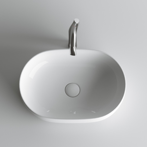 Раковина Ceramica Nova ELEMENT 60 см CN6047 накладная цвет белый - фото 4