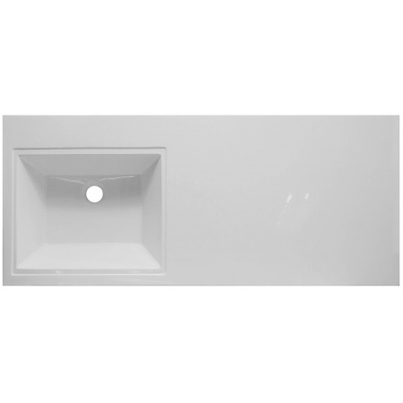 Тумба с раковиной Эстет Dallas Luxe 110 ФР-00002022 109х48х43 подвесная цвет белый