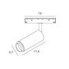 Трековый магнитный светильник Arte Lamp Optima (Оптима) A7276PL-1WH
