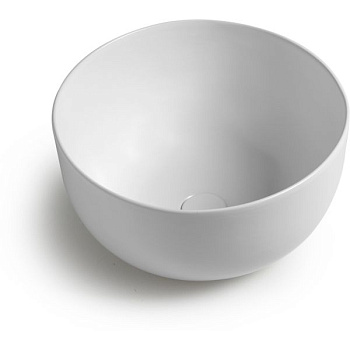 Раковина керамическая White Ceramic Dome W0307BD 45х45 накладная цвет синий матовый