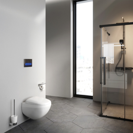 Чаша унитаза подвесная Am.Pm Sensation C301700WH цвет белый глянцевый без сиденья безободковая каскадный смыв