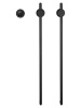 Полотенцесушитель электрический Wonzon & Woghand Leipzig WW-AL3621-MB 40х75 черный
