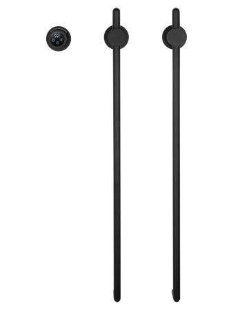 Полотенцесушитель электрический Wonzon & Woghand Leipzig WW-AL3621-MB 40х75 черный
