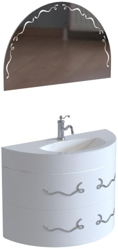 Зеркало в ванную De Aqua Эскалада ESK 402 117 117х74 - фото 2