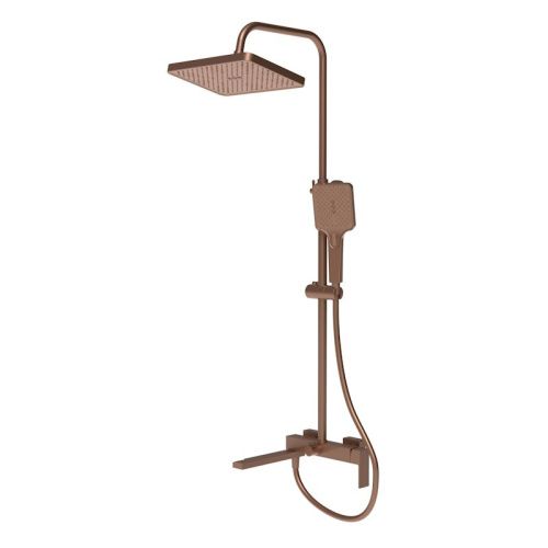 Душевая стойка Knotlor KN-23/RB настенная цвет бронза - фото 2
