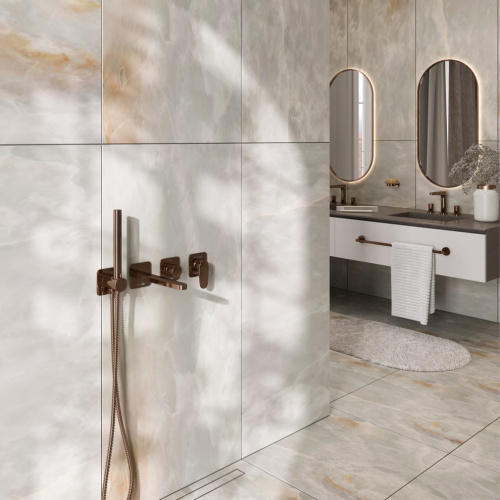 Излив Wasserkraft Asphe 7700 A289 встраиваемый в стену розовое золото - фото 2