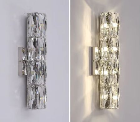 Светильник настенный Delight Collection Wall lamp (Валл ламп) A06W/4 silver/clear