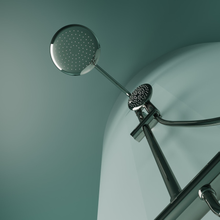 Душевая стойка Sancos Game SC3002CH настенная цвет хром с термостатом