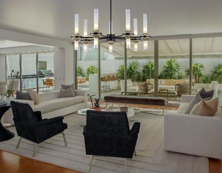 Люстра на штанге Ambrella Light Modern (Модерн) LH55353